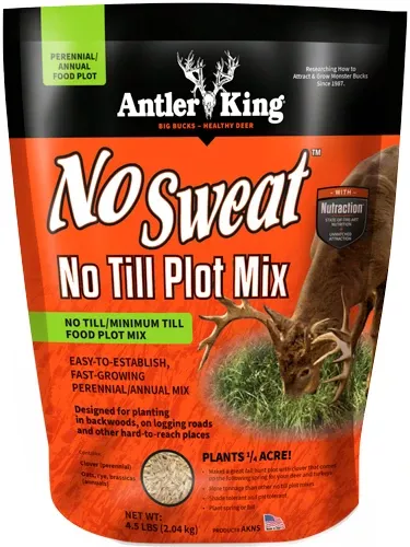 1/4 Acre 4.5lb Antler King No-Sweat No-Till Spring/Fall