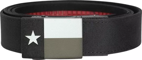 1.5" Black/Texas Buckle Nexbelt Guardian Everyday Carry Gun Belt