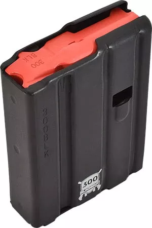 10-Round Black AR15 D&H Tactical Magazine with Laser Logo for 300 Blackout