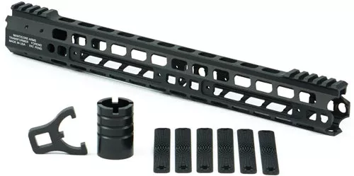 15" Gen II Black Manticore Transformer Rail for AR-15