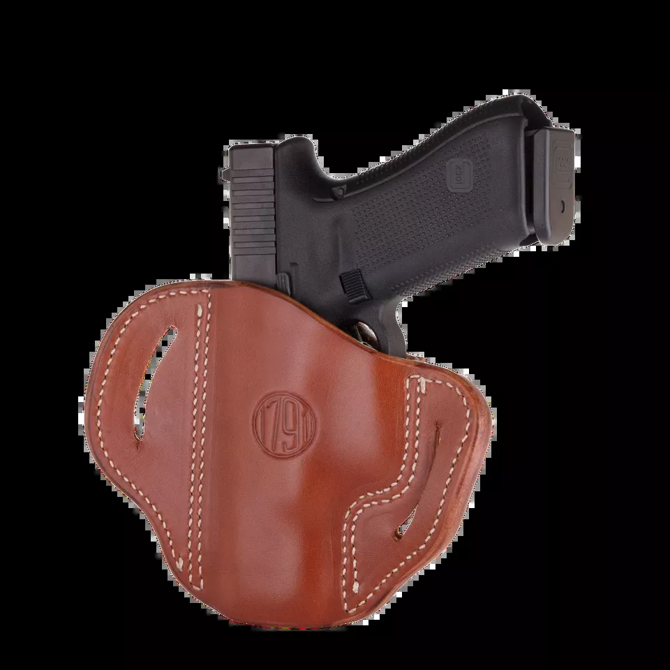 1791 Gunleather Optic Ready OWB Holster for Walther PPQ/Sig P320/Springfield XD-M - Right Hand Classic Brown