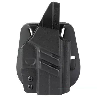 1791 Gunleather Tactical Kydex | Inside Waistband Holster | Fits Glock 43X MOS | Right Hand | Kydex | Black | TAC-IWB-G43XMOS-BLK-R