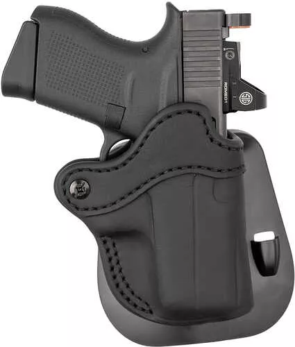 1791 Pdh-c Optic Ready Owb Paddle Holster Fits Sub-compact Size Pistols Matte Finish Classic Brown Leather