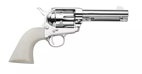 "1873 SA 45LC Nickel/White 5.5" Revolver"