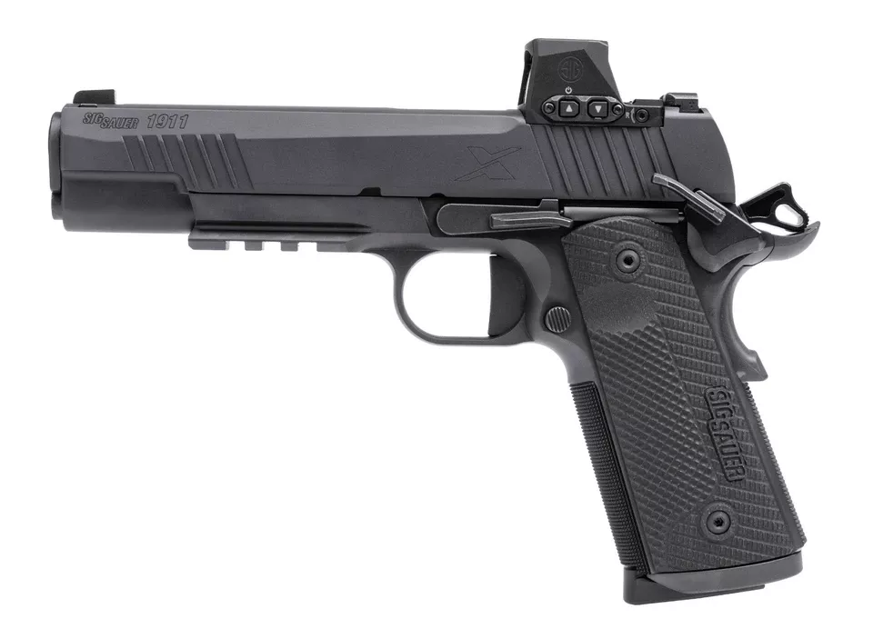 "1911X 45ACP Black/Black 5" with ROMEO-X"