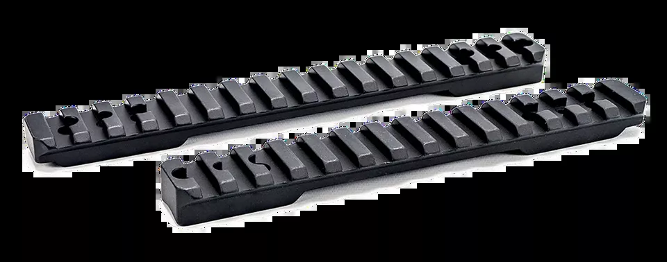 20 MOA Black Anodized Short Action Rail - Pure Precision Products