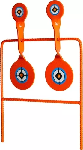 .22 Caliber Double Spinner All-Steel Reactive Target