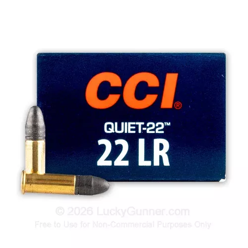 .22 Long Rifle – 40 Grain Lead Round Nose – CCI – 5000 Rounds