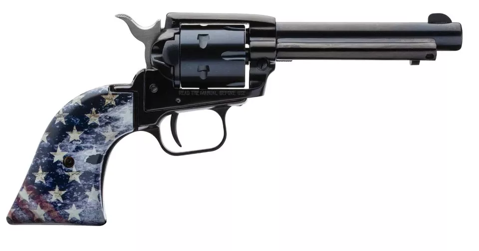 "22LR Pistol with American Flag Grip, 4.75" Barrel"