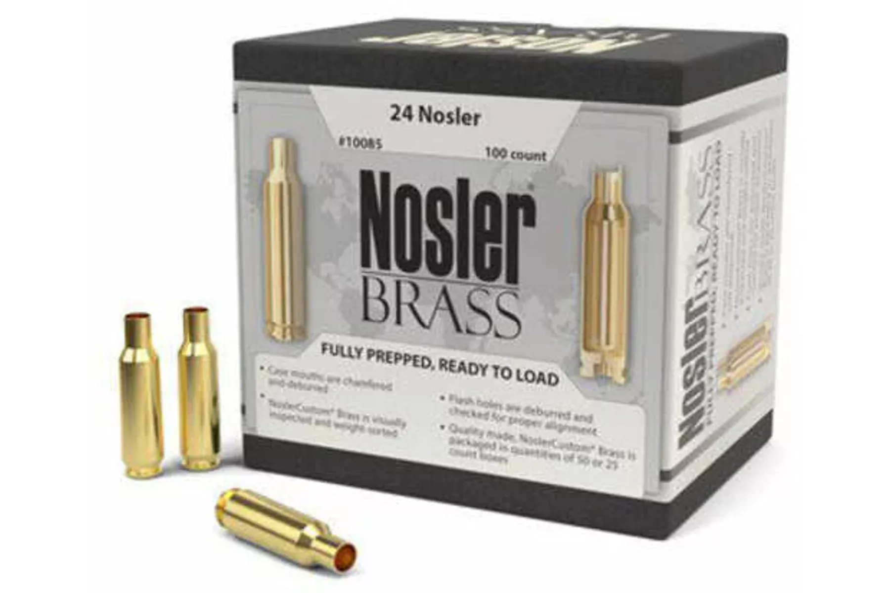 24 FALSEsler Unprimed Rifle Brass 100 Count