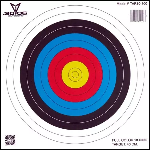 "30-06 Outdoors 17"x17" Archery Paper Target, 100 Count"