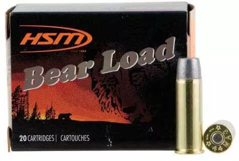 44 Rem Magnum 20 Rounds Ammunition HSM 305 Grain Wide Flat FALSEse Gas Check