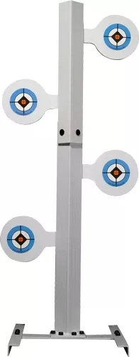 .45 Caliber Handgun Dueling Tree Target for 4 Shooters