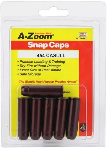 .454 Casull A-Zoom Metal Snap Cap 6-Pack
