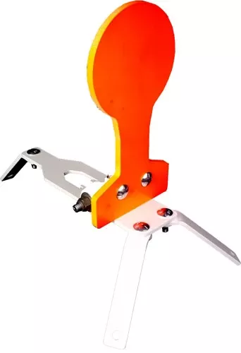 6" Round AR500 Steel Target - 3/8" Thick Springer Model