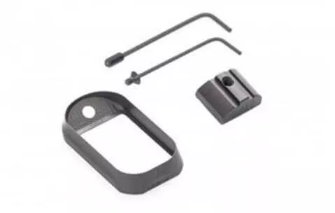 Agency Arms Magwell FALSE Back Strap For Glock 19 Gen4 Black Finish MW-G19G4-NBS-B