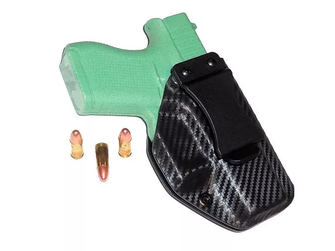 Aggressive Concealment inside carry IWB Kydex Holster Glock 43 w/Armalaser TR5
