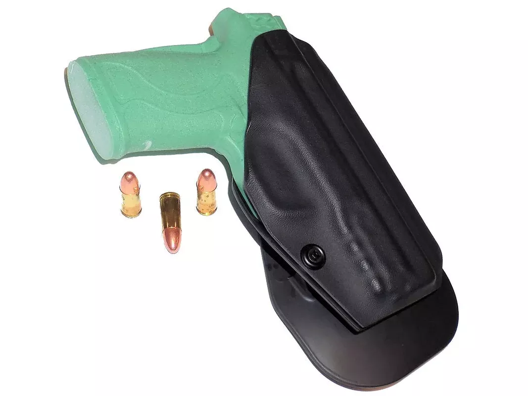 Aggressive Concealment OWB outside Kydex Paddle Holster Smith & Wesson M&P 2.0 45 acp 4.6 full size model
