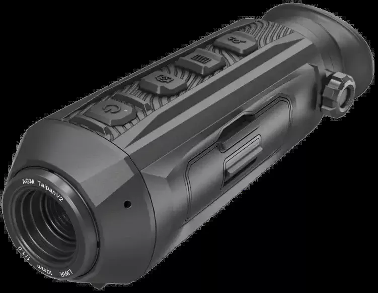AGM Global Vision Taipan V2 Thermal Monocular: High-Resolution Black Optics with Multiple Zoom Levels