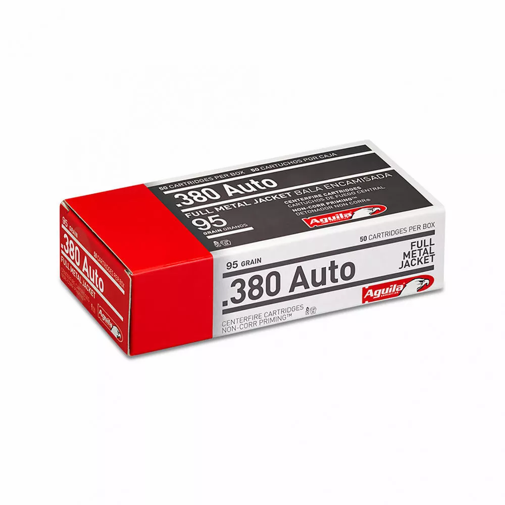 Aguila Ammunition 380ACP 95Gr Full Metal Jacket 50 /1000