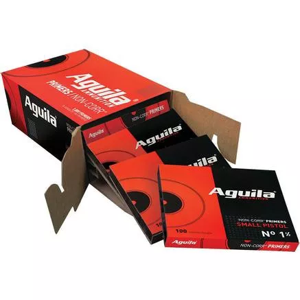 Aguila Small Pistol Primers No. 1 -1 /2 1000 /ct (Box)