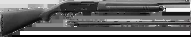 Akkar 111225 Churchill 220 Combo 20 Gauge Shotgun 18.5″/26″ Barrels Blued Finish Black Synthetic Stock