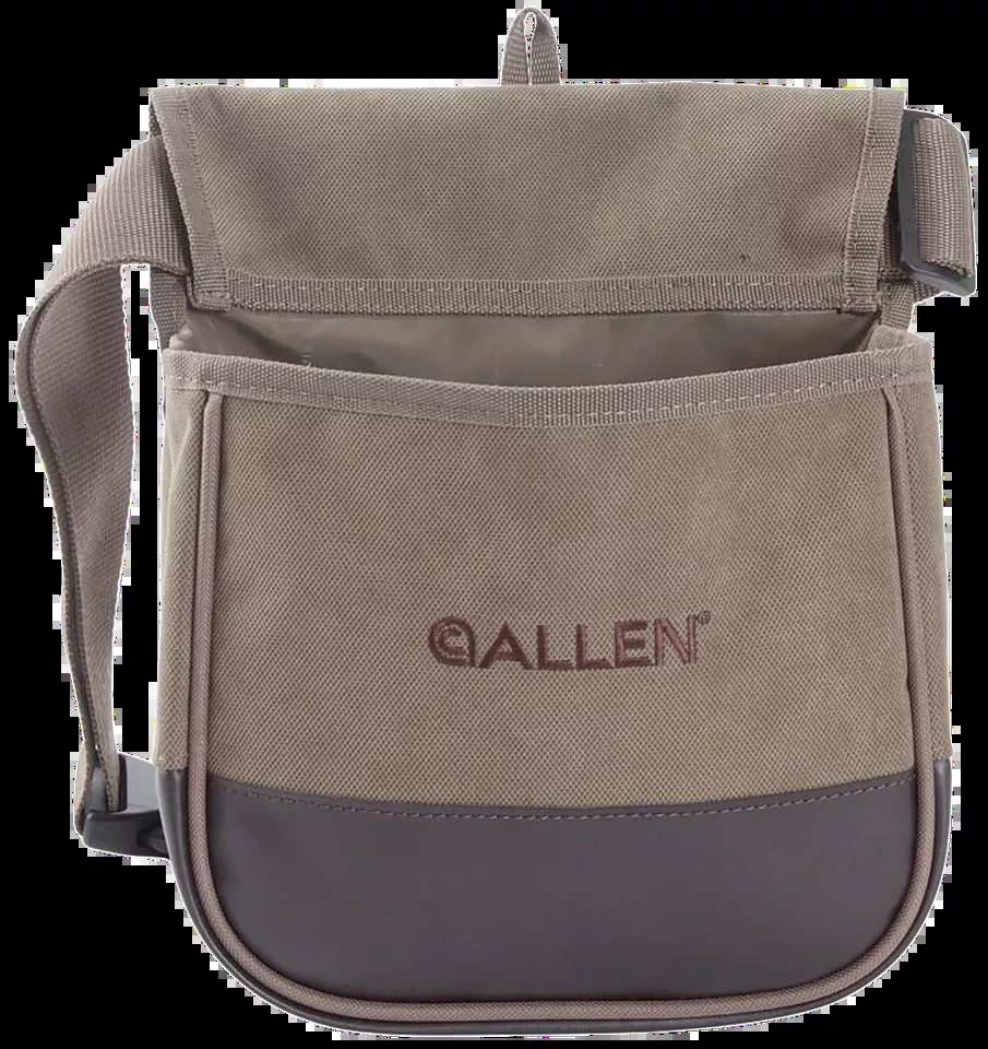 Allen 2306 Double Shell Carrier with Tan Canvas Belt Loop and Clasp Mount