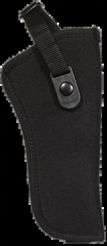 Allen 44818 Cortez Size 18 Black Polyester OWB Holster for 6" Barrel DA Revolver, Right Handed