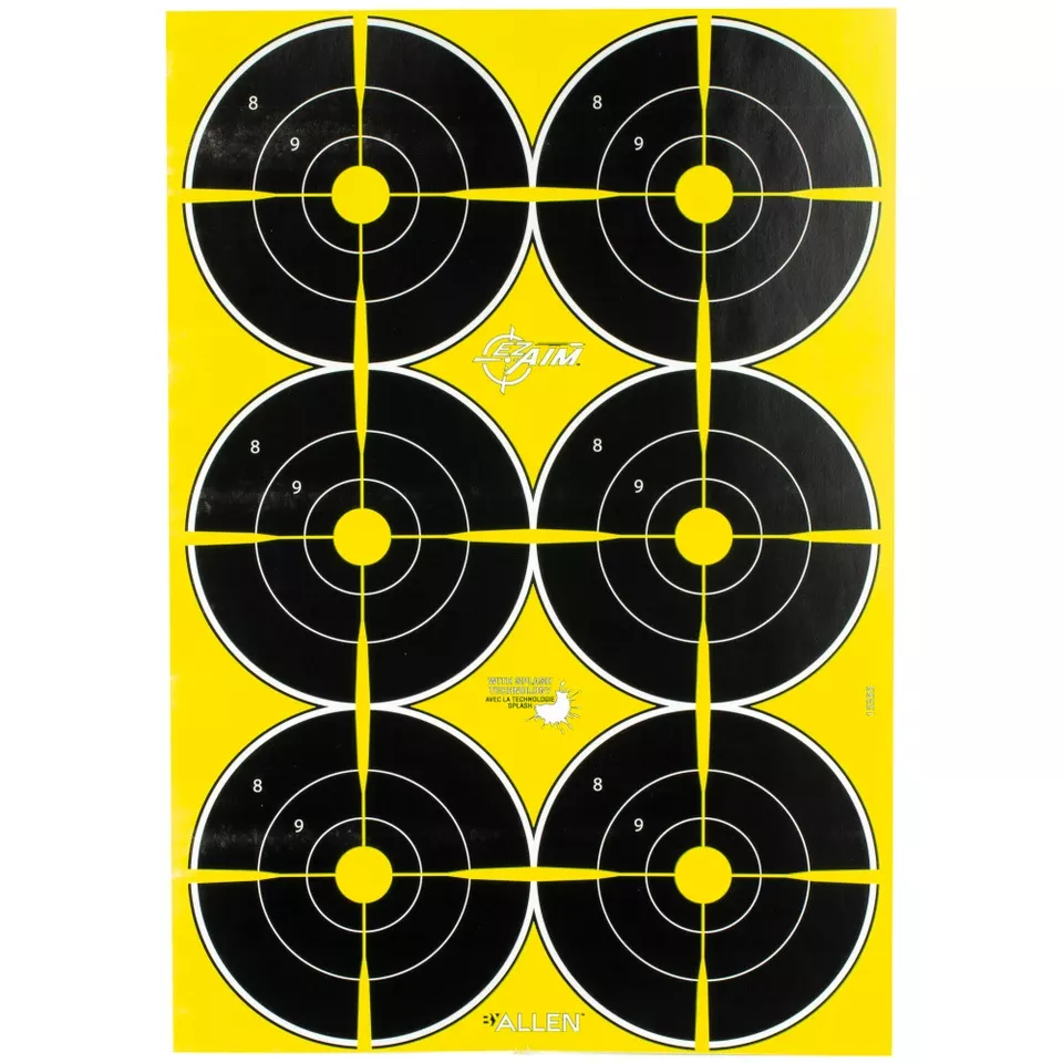 ALLEN EZ AIM 12"x18" Bullseye Target Pack - 8 Count