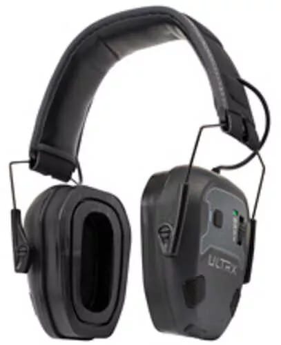 Allen Ultrx Bionic Fuse E-muff Electronic Earmuff Nrr 22db Bluetooth 5.3 Rechargeable Rubberized Protective Coating Flat
