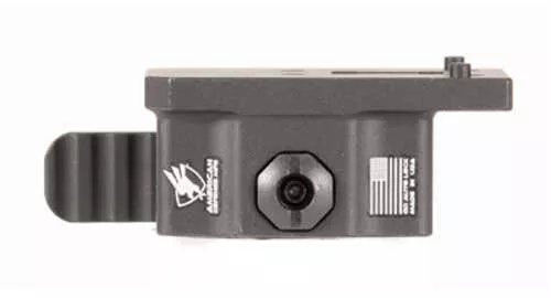 American Defense Mfg. Ad-aems Optic Mount Lower 1/3 Height AFALSEdized Finish Black Quick Release Fits Holosun 510c