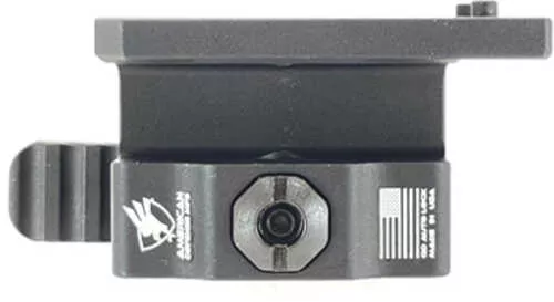 American Defense Mfg. Ad-aems Quick Detach Mount 1.93" High Fits Holosun Arms AFALSEdized Finish Black Ad-aems-h-std