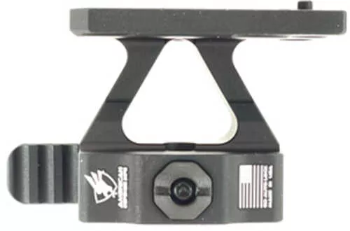American Defense Mfg. Ad-aems Quick Detach Mount 2.33" Night Vision Height Fits Holosun Arms AFALSEdized Finish Black Ad-ae