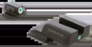 AmeriGlo i-Dot Sight Set S&W M&P Shield Green Tritium