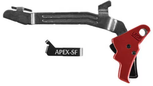 Apex Tactical Specialties Action Enhancement Trigger w/ Bar for Slim Frame Glock Pistols Fits 43/43x 48 Black In