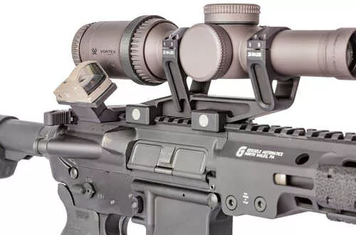 Arisaka Defense Optic Plate AFALSEdized Finish Black Fits Arisaka Offset Optic Mount For Trijicon RMR SRO Holosun 407C 507C