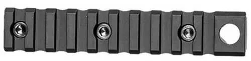 Arisaka Defense Rail Slider Picatinny Rail M-Lok 3 Slot Fits M-LOK Integrated QD Mount AFALSEdized Finish Black