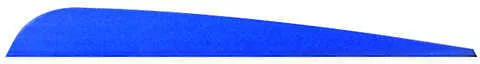 Arizona Archery Enterprises AAE/Cavalier Elite Plastic Fletch Vanes 3.875 Blue 100/pk. 16646