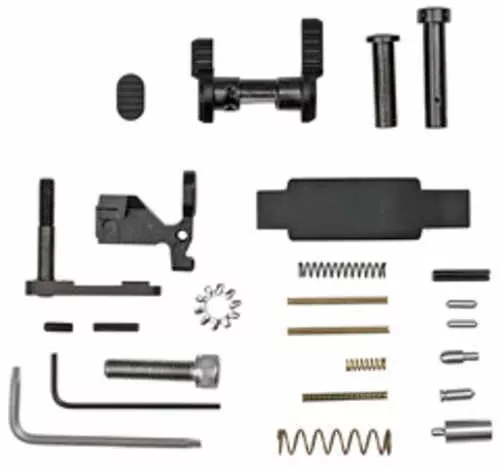 Armaspec AR-15 Lower Parts Kit (Less Trigger Group and Grip) Fits 5.56/.223 Black Finish This Is FALSET Complete