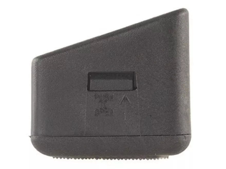 Arredondo Checkered Extended Magazine Base Pad +5 for Glock 17, 22, 24, 26, 27, 31, 32, 33, 34, 35, 37 Nylon Black