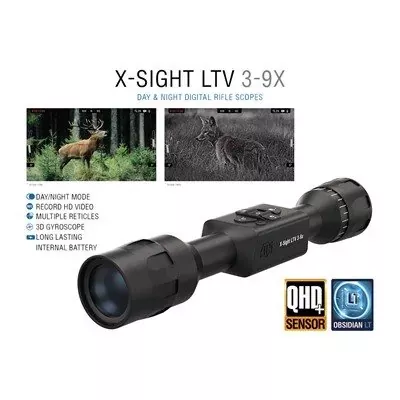 Atn Atn X-Sight Ltv 3-9x, Day/Night Hunting Rifle Scope