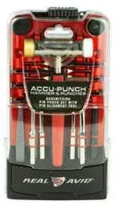 AVID Punch Set Accu-Punch Hammer & Includes Brass/ Nylon Steel Sizes 5/64" 1/8" 5/32" 3/16" 7/32"