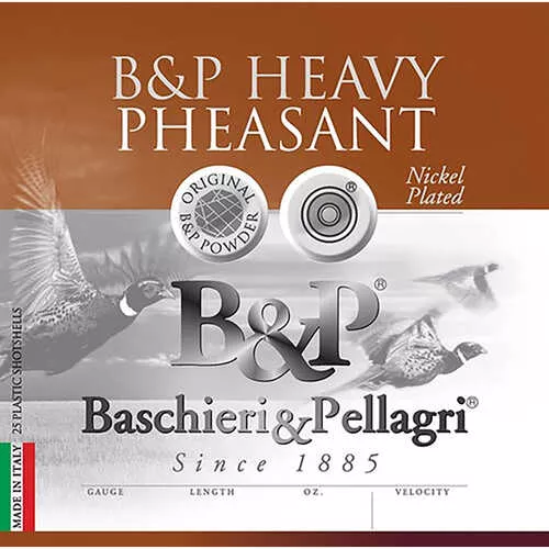 B&P Heavy Pheasant Shotgun Loads 12 ga. 3 in. 1 5/8 oz. 1400 FPS 4 Shot 25 rd. Model: 123B58H4