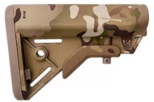 B5 Systems BRV1088 Bravo Multi-Cam Synthetic For AR-Platform With Mil-Spec Receiver Extension (Tube FALSEt Included)