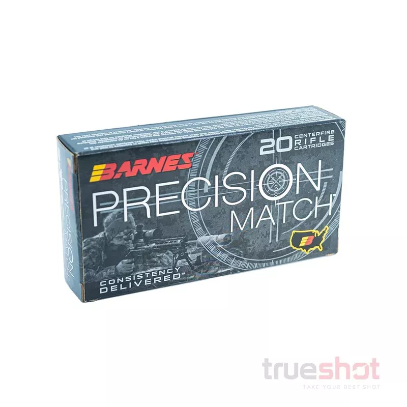 Barnes – Precision Match – 6mm Creedmoor – 112 Grain – Open Tip Match