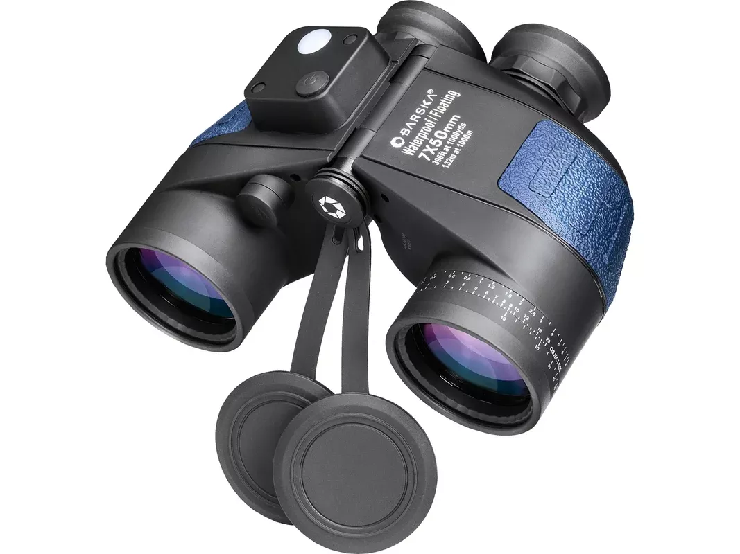 Barska Deep Sea Floating Rangefinder Binoculars 7x 50mm with Compass