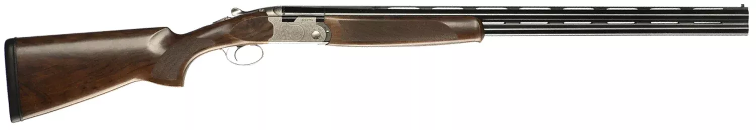 Beretta USA J686S1232 686 Silver Pigeon I Sporting 12 Gauge 3″ 2rd 32″ Black Over/Under Vent Rib Barrel, Silver Engraved Steel Receiver, Fixed European Walnut Stock, Right Hand