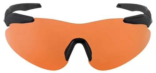 Beretta USA OCA100020407 Performance Shooting Shields 100% UV Rated Polycarbonate Orange Lens with Soft Touch Black Frame