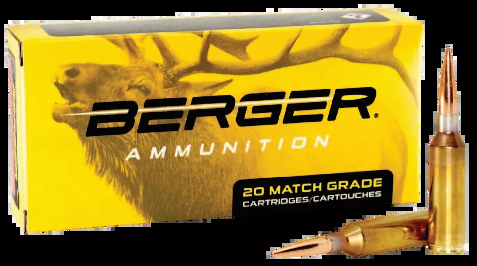 Berger Bullets 6.5PRC 156gr Hybrid Target Rifle Ammo - 20/Box, 10/Case