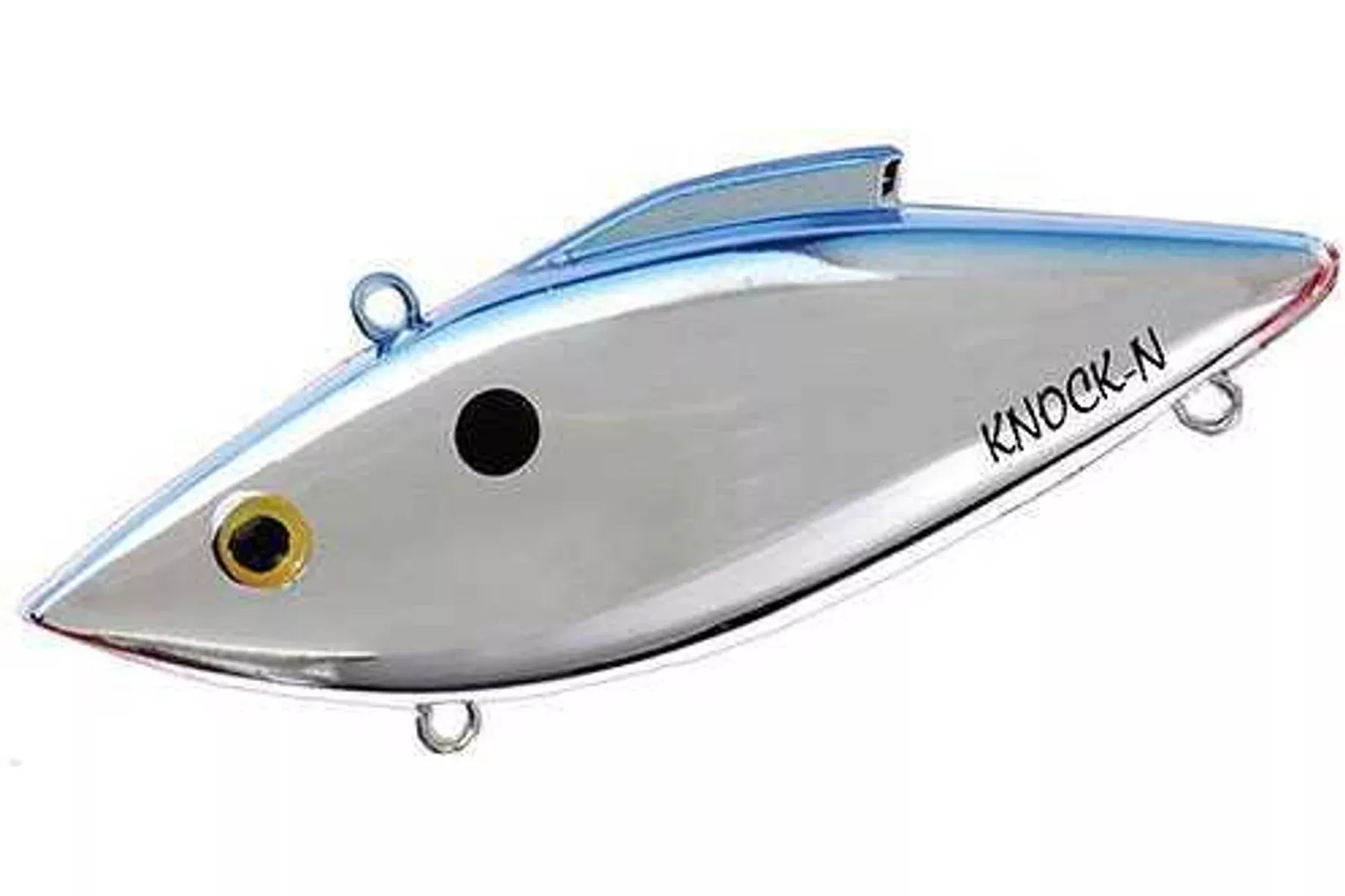 Bill Lewis Lures KFALSEck-N-Trap 1/2 Chrome/Blue Bk KRT-25B